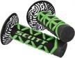 scott sports 219626-1089 green/black diamond motorcycle grips logo