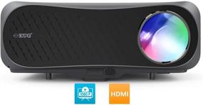 img 4 attached to 🎥 Full HD 1080P Projector, Powerful 7200 Lumen LCD Video Projector with Zoom &amp; 200&#34; Display, Ideal for Home Theater/Outdoor Movie/Game. Compatible with iPhone, Android Smartphone, TV Stick, PS5, Laptop, DVD. HDMI/USB/VGA/AV Connectivity