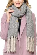 одеяло basico winter tassels brushed blanket women's accessories for scarves & wraps логотип