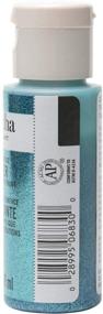 img 1 attached to 💙 Martha Stewart Crafts Turquoise Glitter Craft Paint - 2 oz Multi-Surface & Long-lasting Shine - Buy Now!