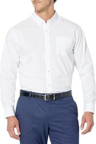 img 3 attached to 👔 Ultimate Comfort: Dockers Comfort Stretch Wrinkle Sleeve Men's Clothing and Shirts