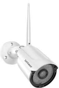 img 1 attached to 🎥 Safevant Wireless Security Camera(1080P White) - Adapter-Free, Exclusively for Safevant 1080P Security Camera System Wireless