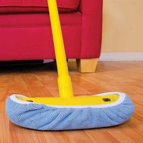 img 3 attached to 🧹 Reusable Microfiber Mop Bonnet for 9-Inch Sponge Mop Head – Washable and Long-Lasting – Single Bonnet (Packaging Designs May Vary)