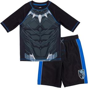img 4 attached to Marvel Avengers Spider Man 🕷️ Toddler Trunks: the Perfect Swimwear for Boys