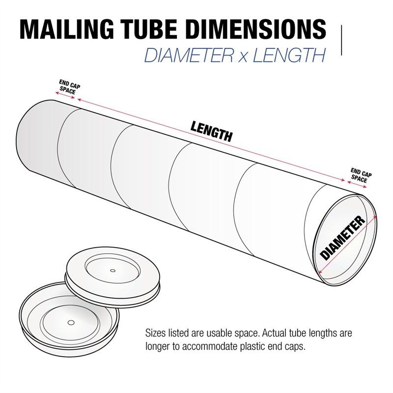 tape logic tlp1506w mailing tubes 로고