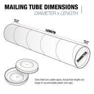 sturdy and secure mailing tubes - tape logic tlp1506w ensures safe delivery logo