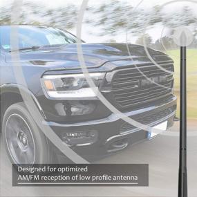 img 2 attached to 📶 KSaAuto 11 Inch Antenna: Enhanced FM/AM Reception for Dodge Ram 1500 2500 3500 2009-2021