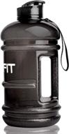 lezfit water jug 2.2l – big water bottle for gym, fitness, athletic, and camping – bpa free & leakproof – half gallon sport water bottle логотип