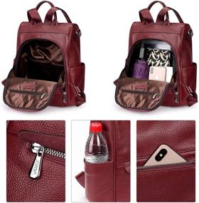 img 2 attached to S ZONE Anti Theft Convertible Backpack: Stylish Women's Handbags & Wallets