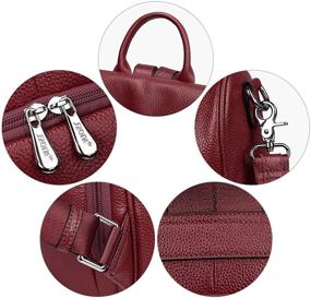 img 3 attached to S ZONE Anti Theft Convertible Backpack: Stylish Women's Handbags & Wallets