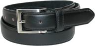 ctm leather basic silver buckle men's accessories: enhanced belts for a stylish wardrobe logo