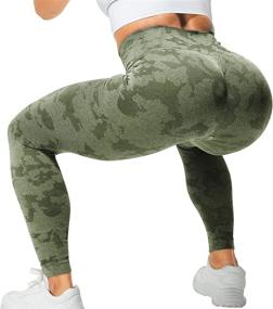 img 1 attached to 👖 YEOREO High Waisted Seamless Camo Leggings for Women, Ideal for Gym and Yoga Pants