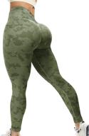 👖 yeoreo high waisted seamless camo leggings for women, ideal for gym and yoga pants logo