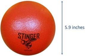 img 1 attached to 🏐 GSM Brands 5.9" Dodgeballs - Set of 6 Foam Balls, Soft Skin, Low Bounce - Perfect for Kids and Adults