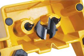 img 3 attached to 🔧 Enhance Efficiency with Sommerfelds Easy Bore Hinge Boring Jig - Full Size Yellow & Black