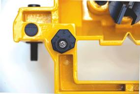 img 2 attached to 🔧 Enhance Efficiency with Sommerfelds Easy Bore Hinge Boring Jig - Full Size Yellow & Black