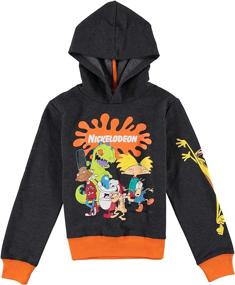 img 3 attached to Boys Squad Rugrats, Hey Arnold Graphic Hoodie, Top, and Jogger Pants 3-Piece Outfit Set by Nickelodeon