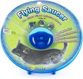 img 3 attached to 🐹 Ware Manufacturing 12-Inch Flying Saucer Exercise Wheel for Small Pets - Assorted Colors