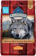 🐾 blue buffalo wilderness rocky mountain recipe: high protein, natural adult large breed dry dog food - a wholesome option for large breeds logo