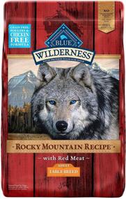 img 4 attached to 🐾 Сухой корм Blue Buffalo Wilderness Rocky Mountain Recipe для взрослых крупных пород с высоким содержанием белка - натуральное питание для здоровья вашей собаки