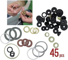 img 1 attached to 🔧 Azi 45pc Complete Home Washer Plumbing Repair Kit: Your Essential Solution for DIY and Professional Plumbing Repairs - Tackling Emergencies & Replacing Worn Out Washers