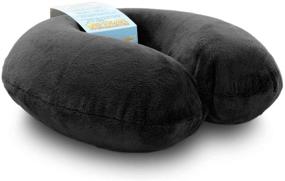 img 4 attached to ✈️ Crafty World Airplane Neck Pillow: Memory Foam Travel Pillow with Adjustable Soft Head Rest and Neck Support – Ultimate Comfort Master for Sleeping on Flights, Car Seats & Chairs