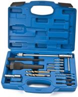 ✨ wintools 16 piece glow plug removal remover tool set kit for damaged 8mm and 10mm plugs, with case logo