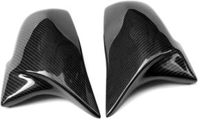 img 3 attached to 🔍 Зеркальные накладки Carbon Fiber JMY для замены боковых зеркал на BMW 3 серии F30 F34, 1 серии F20, 2 серии F22, 4 серии F32 F33 F36 F87(M2), X1 серии E84 (2013-2015)