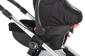 img 2 attached to Convenient Baby Jogger/Graco Car Seat Adapters for City Select and City Select LUX Strollers in Black - Perfect Travel Solution for New Parents