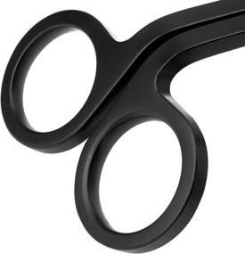 img 1 attached to 🕯️ UMOKOON Sturdy Candle Wick Trimmer - Premium Stainless Steel Wick Cutter for Candles - Polished Candle Scissors in Matte Black: Trim Wicks with Ease!