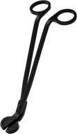 🕯️ umokoon sturdy candle wick trimmer - premium stainless steel wick cutter for candles - polished candle scissors in matte black: trim wicks with ease! logo