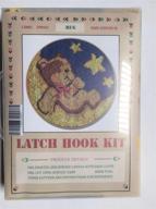🧶 lapatain latch hook kits: diy crochet yarn sets for bear home décor - 50x50cm/19.7x19.7inch logo
