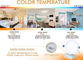 img 3 attached to 💡 Adjustable Temperature and Dimmable Recessed Downlight