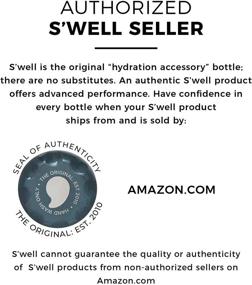 img 3 attached to 🚰 S'well Stainless Steel Water Bottle - 25oz - Blue Suede - Triple-Layered Vacuum-Insulated Container Keeps Drinks Cold for 48 Hours and Hot for 24 - BPA-Free - Ideal for On-the-Go