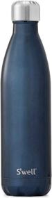 img 4 attached to 🚰 S'well Stainless Steel Water Bottle - 25oz - Blue Suede - Triple-Layered Vacuum-Insulated Container Keeps Drinks Cold for 48 Hours and Hot for 24 - BPA-Free - Ideal for On-the-Go