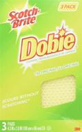 🧽 3m scotch-brite dobie all-purpose pads - 3-count, pack of 2 - fba_7232f logo