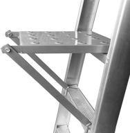 🪜 ladder platform system with anti-slip and heavy duty step for work stands - accessories built to withstand 400 pound weight capacity логотип