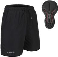 🚴 santic men's mountain bike shorts - loose-fit padded cycling mtb shorts logo