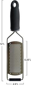 img 3 attached to 🍋 Lemon Grater Zester Cheese Ginger Grater - Razor Sharp Stainless-Steel with Protection Cover and Cleaning Brush - Ideal Kitchen Gadgets for Parmesan, Cheese, Garlic, Chocolate