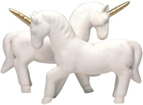 img 3 attached to 🦄 Elevate Your Dining Experience with Streamline Imagined Unicorn Porcelain Salt & Pepper Shaker Set