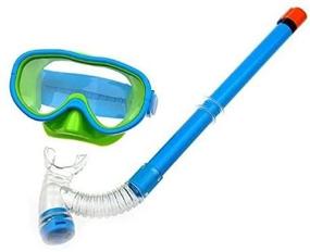 img 4 attached to 🤿 YITU Kids Silicone Scuba Swimming Set: Anti-Fog Snorkel Mask and Goggles for Enhanced Diving Experience