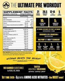 img 3 attached to 💪 Pump Iron Pre Workout for Men and Women: A Powerful Preworkout Supplement with Amino Energy, Nitrates, Amino Acids, Beta Alanine | Lemon Drop Flavor