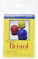 🎨 strathmore artist trading cards, 2.5 x 3.5 inches vellum surface bristol, 20 sheets - enhanced seo logo