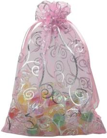 img 3 attached to Organza Wedding Drawstring Pouches Christmas