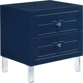 img 3 attached to Home Nightstand Closing Drawers Contemporary Furniture for Bedroom Furniture