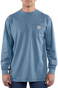 img 1 attached to Carhartt Resistant Cotton Sleeve T Shirt Men's Clothing in T-Shirts & Tanks