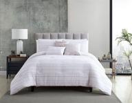 🛏️ elite collection comforter set in boston-white/gray, king size - 6 piece by riverbrook home logo