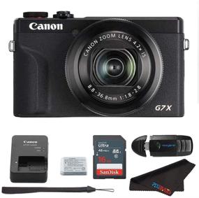 img 1 attached to Canon PowerShot G7 X Mark III Digital Camera (Black) Bundle with 16GB Memory Card, Memory Card Reader, and Pixibytes Microfiber Cleaning Cloth – Enhanced SEO