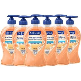 img 4 attached to 🧼 Мыло для рук Softsoap Crisp Clean с антибактериальным действием, 11,25 жидких унций (пачка из 6)