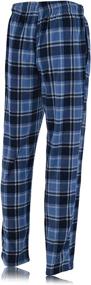 img 2 attached to 🛏️ Hanes Microfleece Plaid Sleep Buffalo: Cozy Men's Clothing for Sleep & Lounge